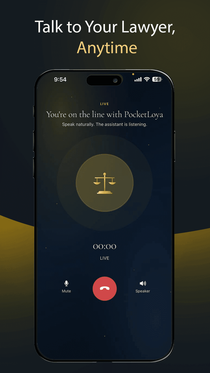 Talk to your lawyer anytime